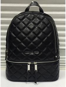 Рюкзак Michael Kors Rhea Quilted black MK / Майкл Корс стеганый черный