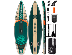 Продажа сапбордов (SUP) HICOO BLUE COAST 11.6 (Green) в Иркутске