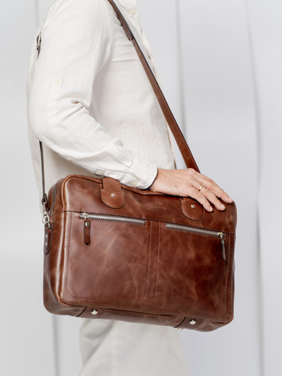 Сумка для ноутбука Fratello brown (арт. 1014-02)