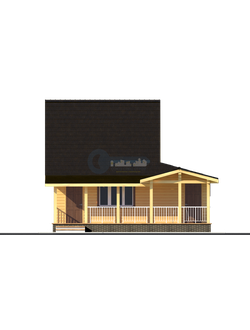 Б-22 ГАБАРИТНЫЕ РАЗМЕРЫ: (8Х7М) 2 ЭТАЖА, ОБЩАЯ ПЛОЩАДЬ: 60М²