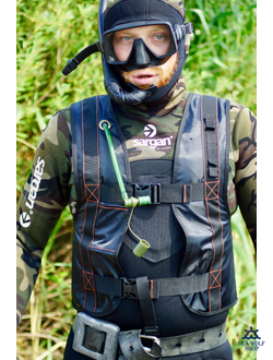 Разгрузочный жилет Spearfishing с поддувом р.XXL