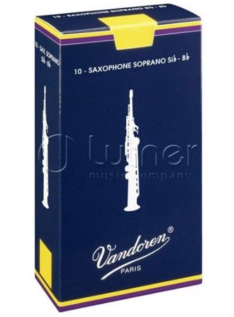 Трости для саксофона Сопрано Традиционные №3 (10шт) Vandoren