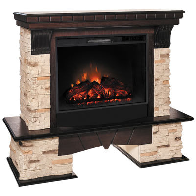 Электрический камин Rockland AO с очагом Sparta 25.5 LED