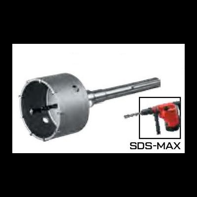 Коронка твердосплавная SDS-max METALLICA Optima 110x250/110 мм, h=50мм, М22,0х2,0 мм, с адаптером