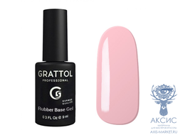 ( 9мл ) Камуфлирующая База №7  для гель-лака Grattol Rubber Base