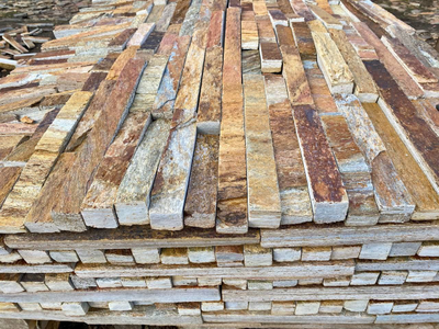 Сланец Кора дерева пиленная плитка, 20-25 мм