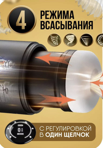 44 Мастурбатор автоматический с вакуумом и вибрацией VV