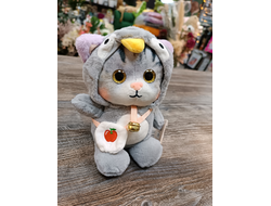 Мягкая Игрушка "Котенок в костюме" 20см