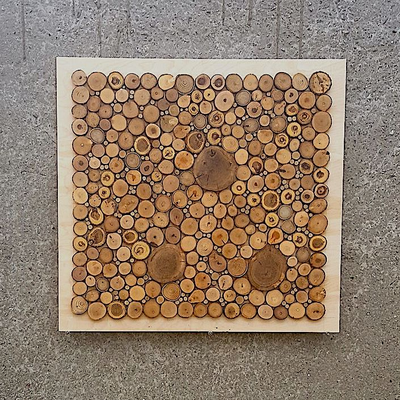 панели из деревянных спилов, деревянные спилы панелями, панно настенное, декор из спилов, фотозона.