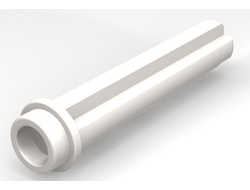 Technic, Axle  3L with Stud, White (6587 / 6217157)