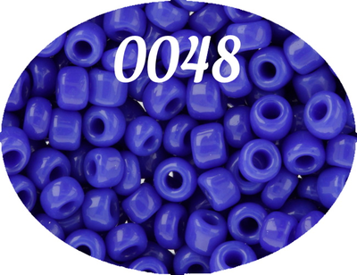 Бисер Zlatka 8/0 10гр цвет № 0048 темно-синий