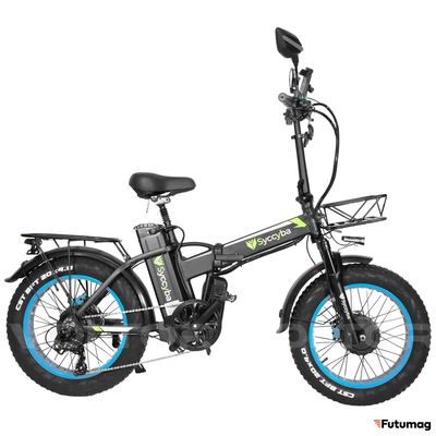 Электровелосипед Syccyba H1 DUAL синий