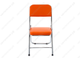 Стул Chair раскладной оранжевый