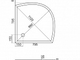 Душевой поддон BAS 900х900 мм