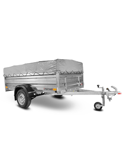 Прицеп «Спутник PRO» (2500x1300x480) увеличенный борт, оцинкованная рама, с силовым подрамником