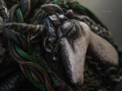 Короткое колье "Единорог. Сказки Сумеречного леса"