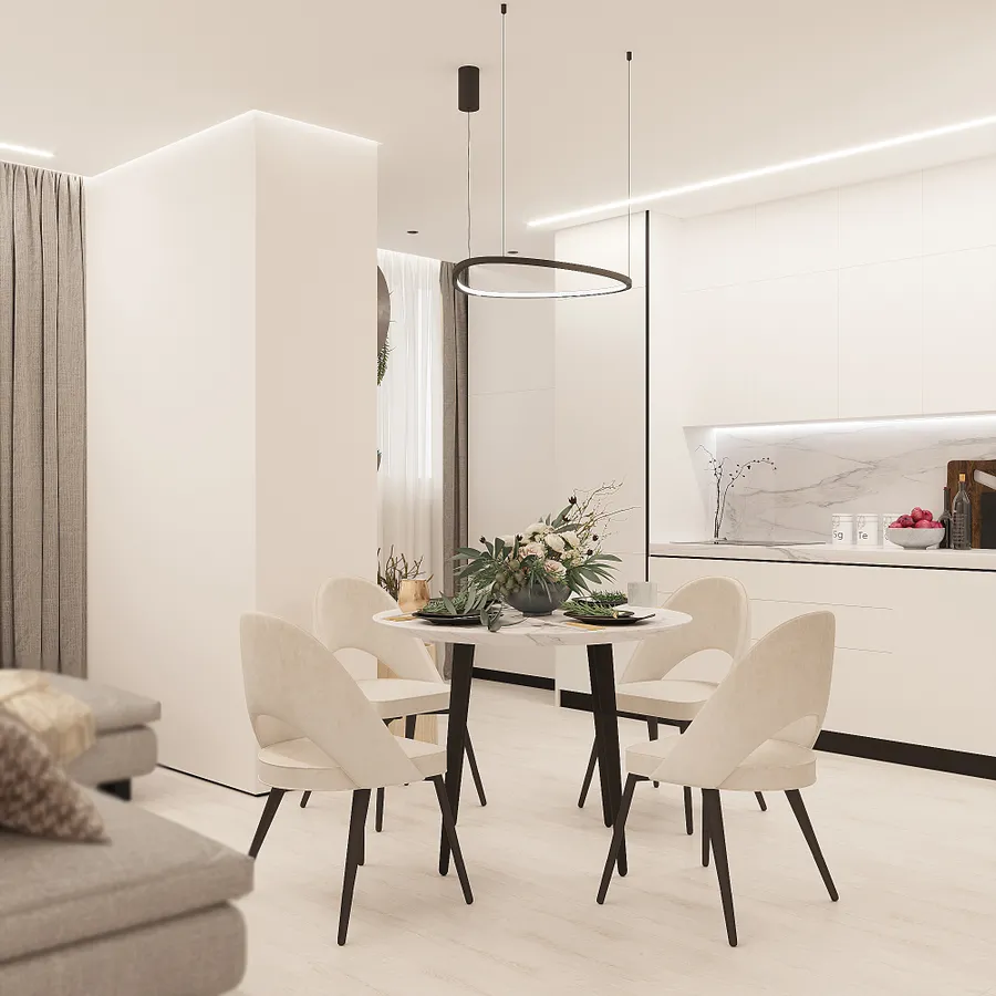 Захарова 5/1 Кухня гостиная