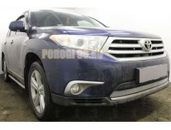 Защита радиатора Toyota HIGHLANDER U40 2010-2013 chrome
