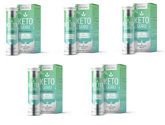 Keto Guru шипучие таблетки для кето-диеты (5 упаковок)