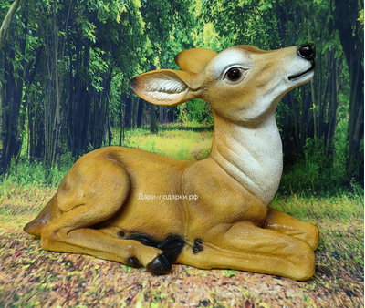 Косуля - символ мяггкости, красоты и грации 29*36см   1,6кг   полистоун Россия 2244/012828*