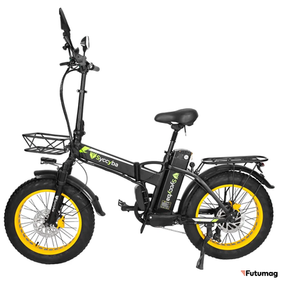 Электровелосипед SYCCYBA H1 (F10) 20AH желтый