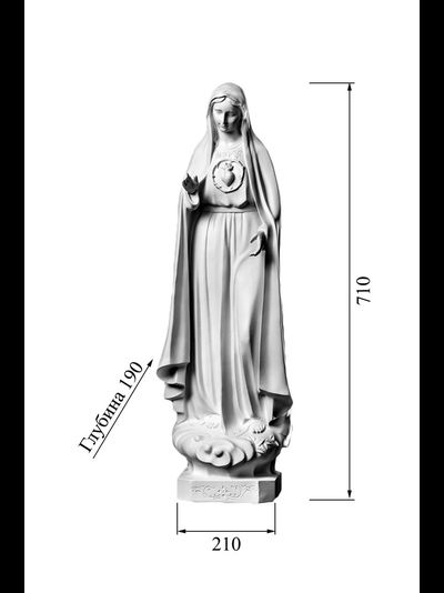 Статуэтка Божья Матерь ST-018