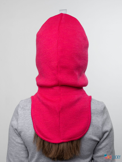 Шапка-шлем "NK"   20101-01, цвет ярко-розовый р. 52-54