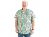 Рубашка сорочка-гавайка мужская большого размера Артикул: 20102/2 Размеры 70 , 74