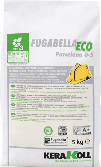 Kerakoll Fugabella Eco Porcelana 2 кг. фарфоровая затирка