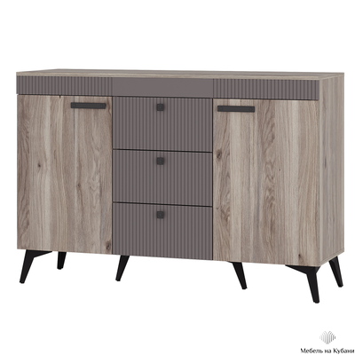 Кассандра КМ-12 комод Дуб Смоки MF-14
