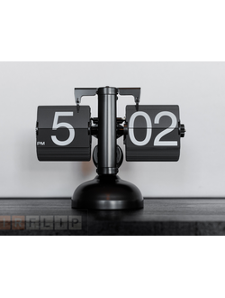 Air-flip clock Black