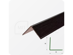 УГОЛ ДЕКОРАТИВНЫЙ 10Х10 УП 01-27.2700.501Л СЕРЕБРО (матовый)