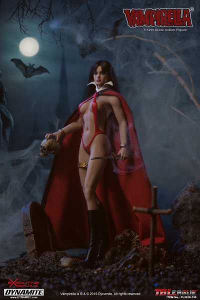 Вампирелла - Коллекционная фигурка 1/12 (PL2019-130) - Vampirella 1/12 Scale Action Figure - TBLeague