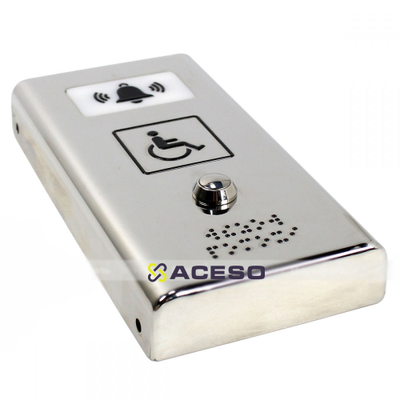 Антивандальная кнопка вызова персонала с вибрацией AISI 304