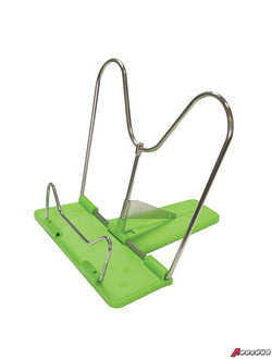 Подставка для книг, пластик/металл никелированный, ассорти, европодвес, GLOBUS. 235496