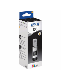 Чернила EPSON (C13T00R140) для СНПЧ L7160/L7180, фото-черный, оригинальные, ресурс 5000 страниц