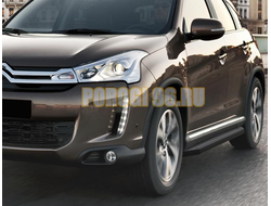 Пороги на Citroёn C4-AirCross (2012-…) Black-Premium