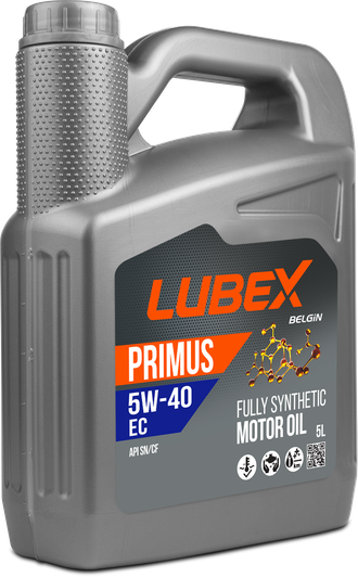 Синтетическое моторное масло &quot;LUBEX PRIMUS EC&quot; 5W40, 5 л