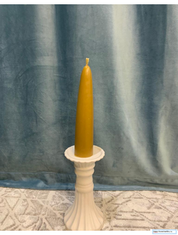 Свеча желтая Алтарная малая (до 9ч. горения).