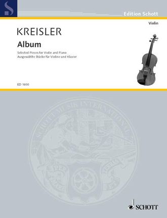Kreisler,  Album  pieces for Violin