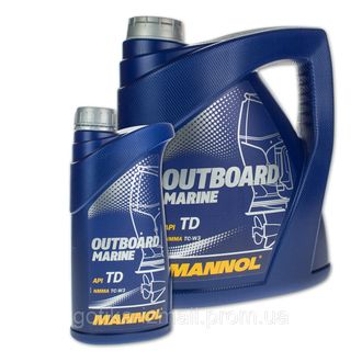 Mannol Outboard Marine 2T TD масло моторное п/с 1л 1412