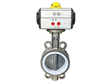 Затворы дисковые поворотные межфланцевые с пневмоприводом D671-16FC, уплотнения EPDM+PTFE