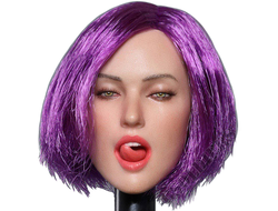 Женская голова (скульпт) 1/6 scale European and American sexy expression beauty head carving second shells (GC021C) - GACTOYS
