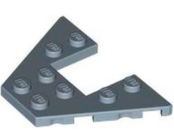 Wedge, Plate 4 x 6, Sand Blue (47407 / 6468983)