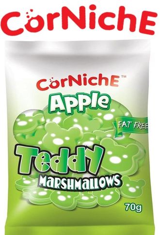 Teddy Apple Marshmallows  70g (24 шт)