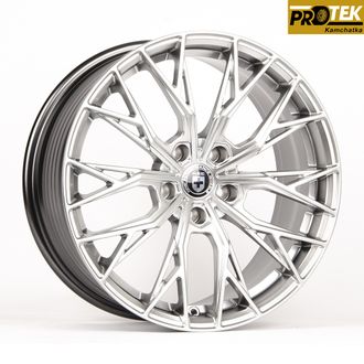 Комплект дисков R18 8,0J ET+35 5*114,3 HRE LK013-FG441 Серебро темное (80702)