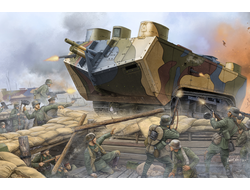 Сборная модель: (Hobby Boss 83858) Французский тяжёлый танк Saint-Chamond (Early)