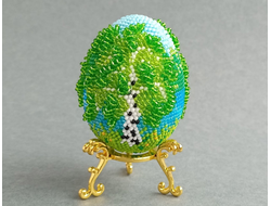 Яйцо "Русские Красавицы" Набор для вязания крючком с бисером от Ирины Рудевич