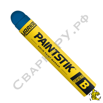 Мелок промышленный перманентный Markal B Paintstik синий ф17х121мм