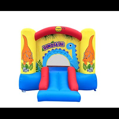 Батут с горкой Happy Hop «Забавный динозавр»